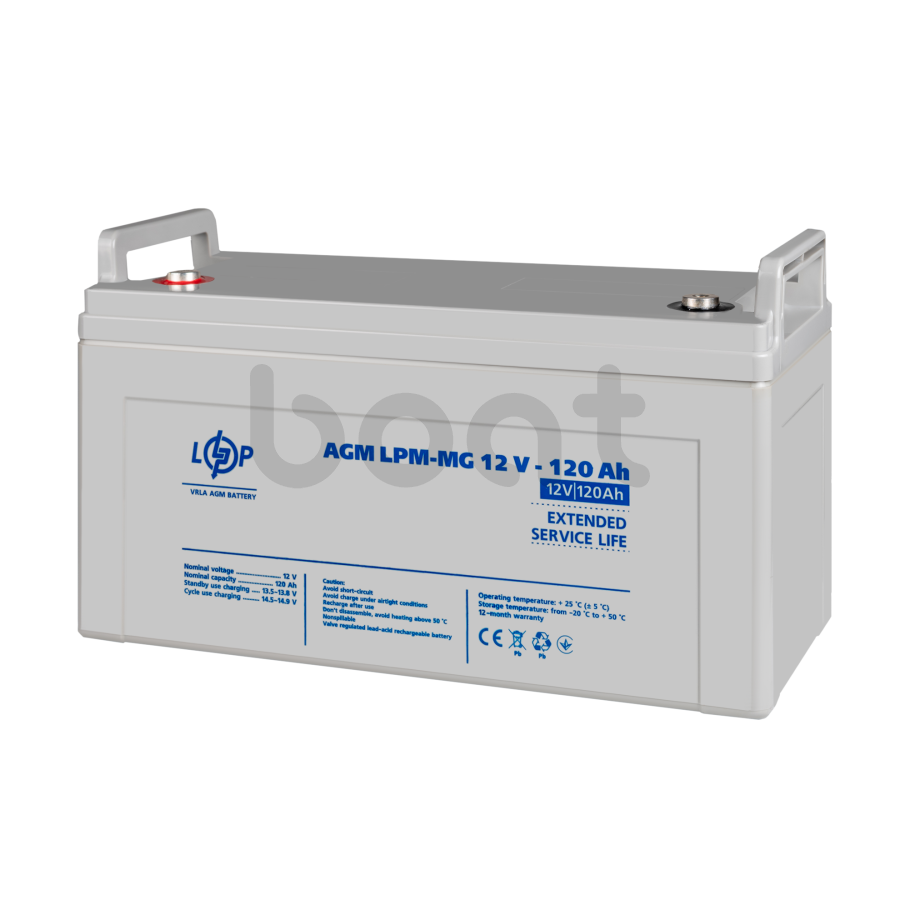 Акумулятор мультигелевий LPM-MG 12V - 120 Ah - зображення №3