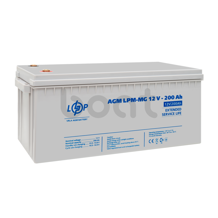 Акумулятор мультигелевий LPM-MG 12V - 200 Ah - зображення №4