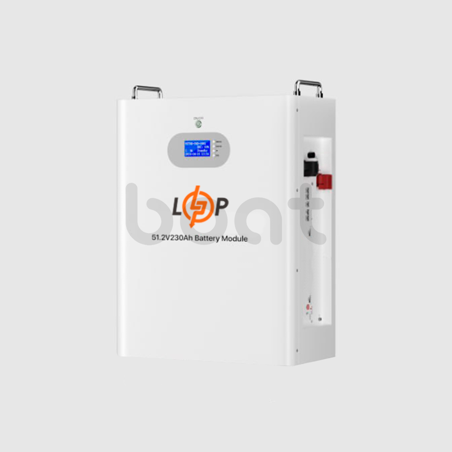 Акумулятор LogicPower LP LiFePO4 51,2V - 230 Ah (11776Wh) (Smart BMS 200A) с LCD AB RS485/CAN - зображення №1