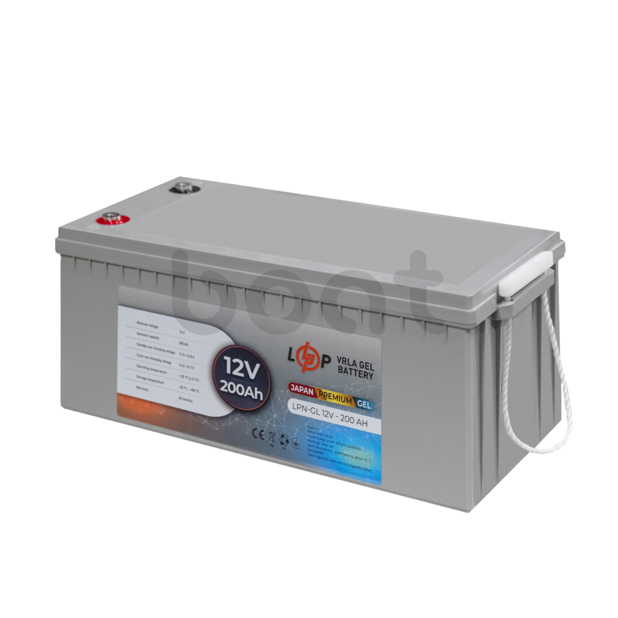 Акумулятор гелевий LPN-GL 12V - 200 Ah - зображення №3