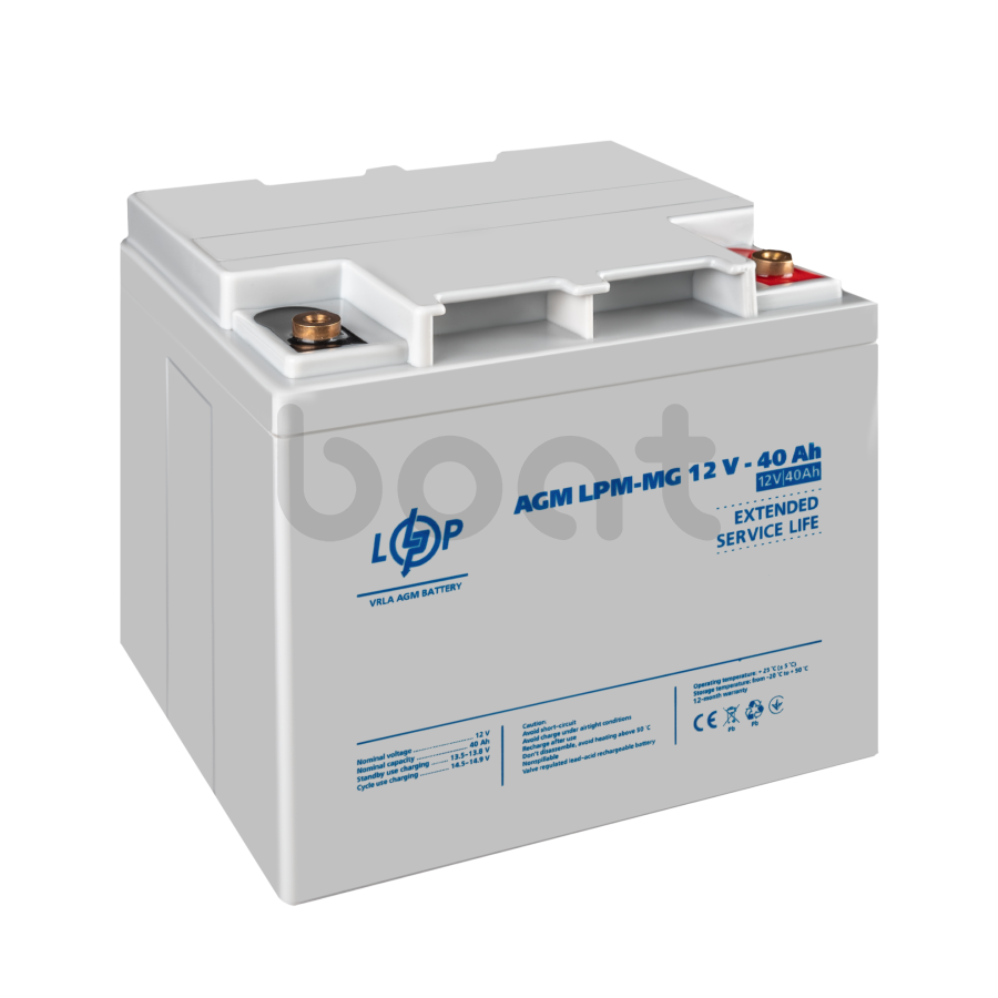 Аккумулятор мультигелевый LogicPower LPM-MG 12V - 40 Ah - изображение  №3