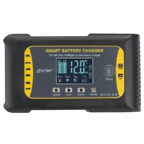 Зарядний пристрій Electric & Tools для акумуляторів LiFePo4 Smart 12/24V 5/10A - зображення №1